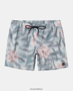 dna RVCA unisex Perry 17 kraťasy s elastickým pasem bělidlo BN4N08209