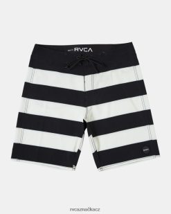 dna RVCA unisex va šortky 19 Černá bílá BN4N081015