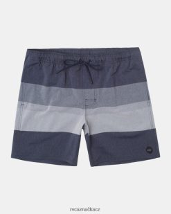dna RVCA unisex westport yarndye šortky s elastickým pasem 17 náladová modrá BN4N0839
