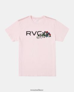 oblečení RVCA muži aranžérské tričko světle růžová BN4N0818