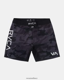 oblečení RVCA muži bojové šortky s elastickým pasem 15 šedá kamufláž BN4N08953