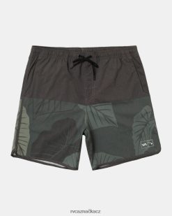 oblečení RVCA muži hawaii yogger hybridní elastické atletické šortky 17 olivový BN4N08642