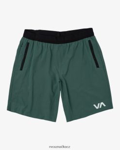 oblečení RVCA muži jogger plus 18 tréninkových šortek tmavý kaktus BN4N08260