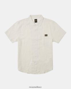 oblečení RVCA muži kolekce recese košile s krátkým rukávem na denní směnu stříbrné bělidlo BN4N0812