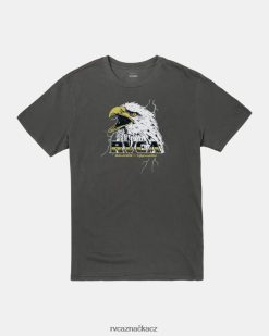 oblečení RVCA muži křičící tričko pirátská černá BN4N0894