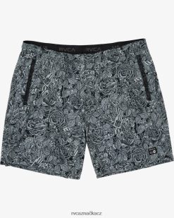 oblečení RVCA muži martin ander yogger stretch 17 technické tréninkové šortky anders květinový BN4N08296