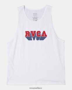 oblečení RVCA muži nárazová nádrž bílý BN4N0875