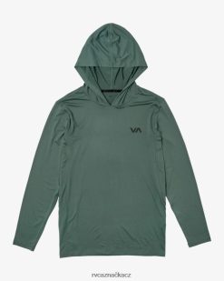 oblečení RVCA muži sportovní větrací technický top s kapucí starý mudrc BN4N08291