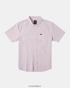 oblečení RVCA muži to bude stačit košile s krátkým rukávem levandule BN4N08889