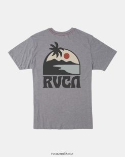 oblečení RVCA muži tričko se západem slunce kouř BN4N08267