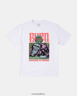 oblečení RVCA muži triko martin ander manderoid bílý BN4N08263