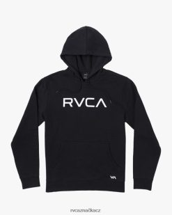 oblečení RVCA muži velká mikina s kapucí Černá BN4N08948
