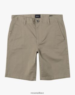 oblečení RVCA muži víkendové strečové chino šortky 20 khaki BN4N08734
