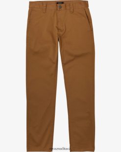 oblečení RVCA muži víkendové strečové kalhoty velbloud BN4N08222