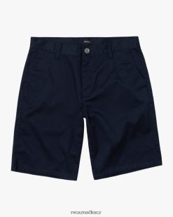 oblečení RVCA muži víkendové strečové šortky námořní námořník BN4N08418