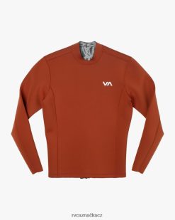 oblečení RVCA unisex Neoprenová bunda se zadním zipem o průměru 2 mm rustikální červená BN4N08614