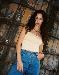 oblečení RVCA ženy canary cami top meruňka BN4N081650