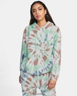 oblečení RVCA ženy celou cestu mikina s kapucí máta BN4N081651