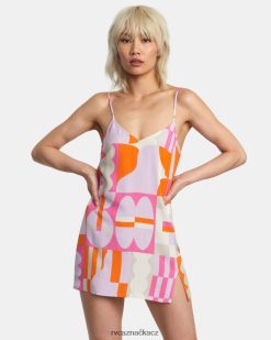 oblečení RVCA ženy jesse hnědé mini šaty levandule BN4N081007