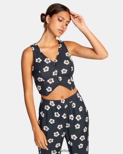 oblečení RVCA ženy letní milostná vesta pirátská černá BN4N081518