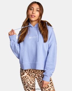 oblečení RVCA ženy malá benátská mikina s kapucí šedo fialová BN4N081702