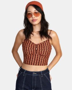 oblečení RVCA ženy moxy tílko espresso BN4N081542