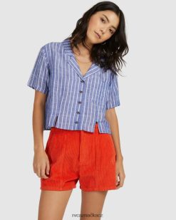 oblečení RVCA ženy nautycal vacay košile ultramarín BN4N081564