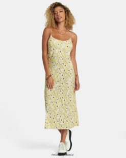 oblečení RVCA ženy panenské midi šaty zlatý BN4N081233