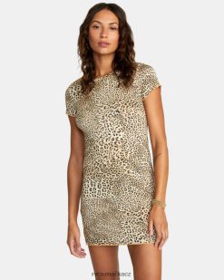 oblečení RVCA ženy roverské tričkové šaty vícenásobné BN4N081594