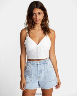 oblečení RVCA ženy srdíčko zkrácené tílko mrak BN4N081531