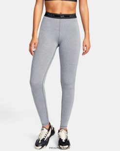 oblečení RVCA ženy základní tréninkové legíny šedý vřes BN4N081680