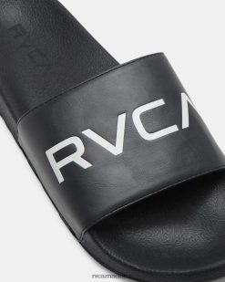 obuv RVCA unisex sportovní skluzavky Černá bílá BN4N08808