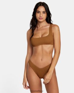 plavat RVCA ženy drážky textura bralette horní díl bikin siena BN4N081254