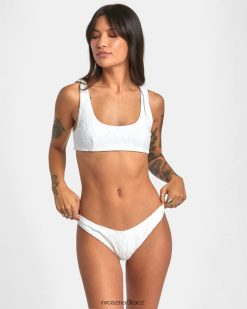 plavat RVCA ženy horní díl bikin dolly bralette šeptat bílý BN4N081397