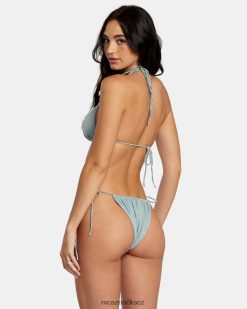 plavat RVCA ženy úzké spodní dílky bikin s pevnou kravatou břidlice BN4N081249