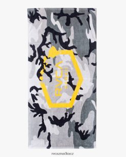 Příslušenství RVCA muži ostrovní šestihranný ručník černá kamufláž BN4N08776
