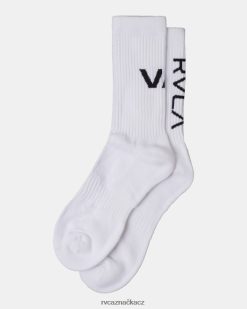 Příslušenství RVCA unisex 2 balení sportovních odpružených ponožek bílý BN4N08692