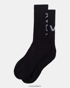 Příslušenství RVCA unisex 2 balení sportovních odpružených ponožek Černá BN4N08657