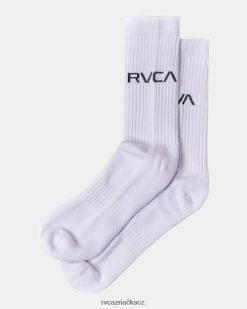 Příslušenství RVCA unisex 2 balení základních ponožek s logem posádky bílý BN4N08652