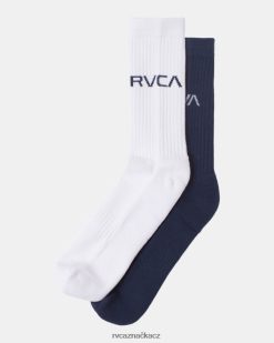 Příslušenství RVCA unisex 2 balení základních ponožek s logem posádky námořnictvo BN4N08650