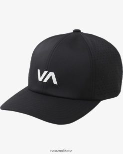 Příslušenství RVCA unisex větrací děrovaný klobouček s klipsem ii Černá BN4N08790