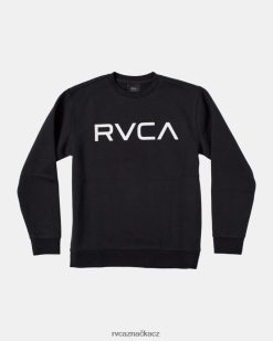 topy RVCA chlapci velká mikina s výstřihem Černá BN4N08407
